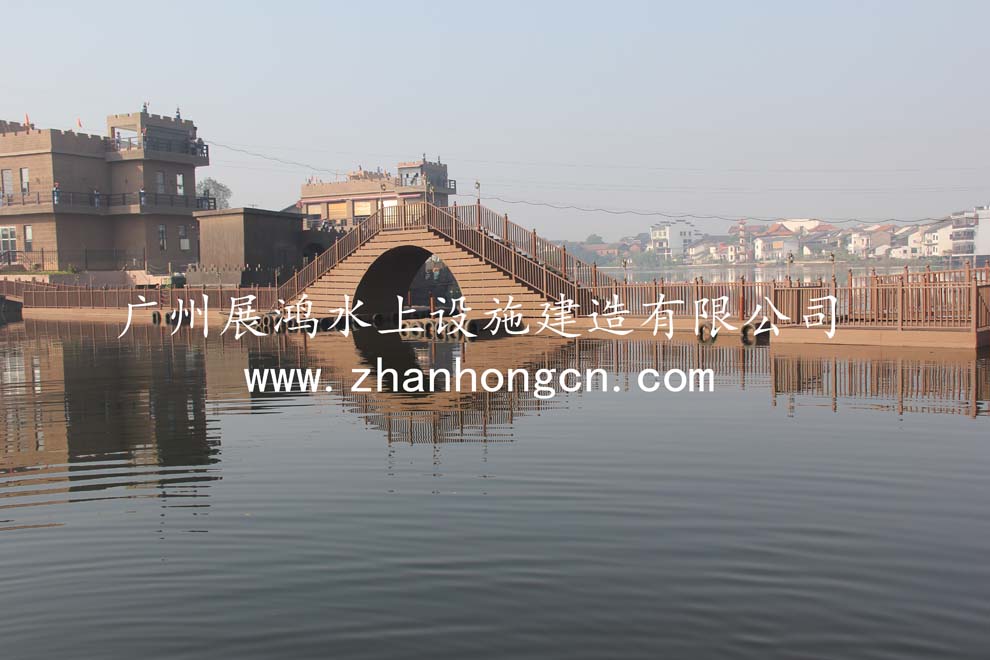 Lujiang River Floating Bridge